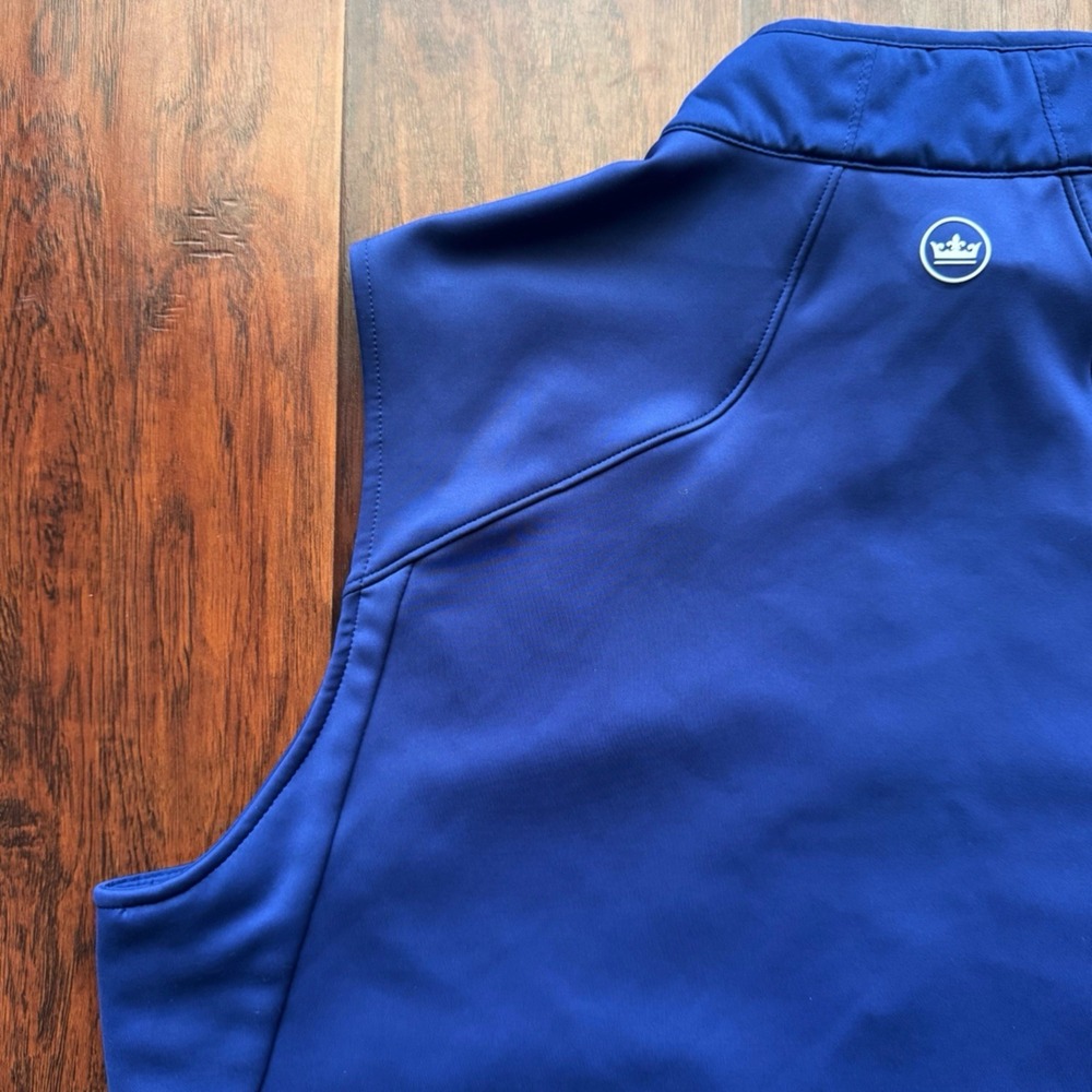 Peter Millar Hyperlight Fuse Hybrid Full Zip Golf Vest Men's XL Blue Performance - Picture 13 of 16
